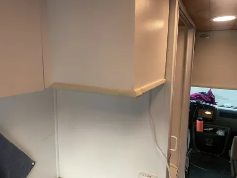 Sharp cabinet corners proved a hazzard